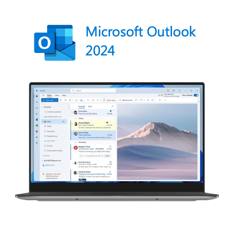 Platform Windows/Mac Microsoft Office 2024 Rumah dan Bisnis dengan Kinerja yang Ditingkatkan