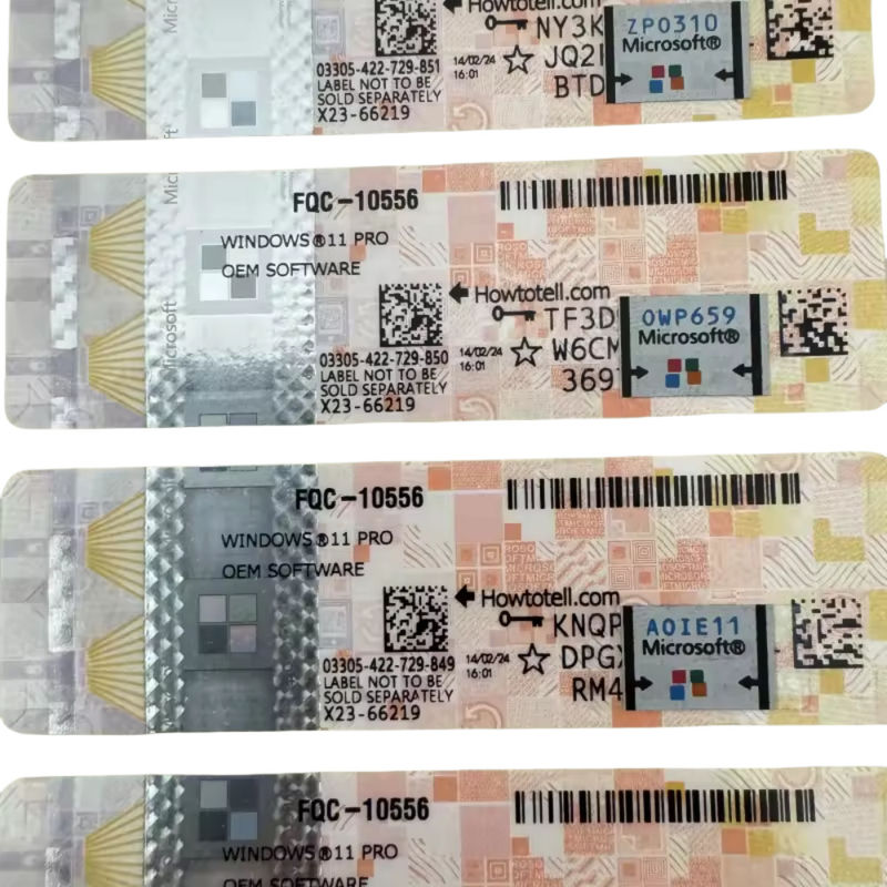 Perangkat Lunak Komersial Win 11 Pro Key UEFI Secure Boot Capable Lisensi Manajemen Lisensi Untuk Jaringan Perusahaan