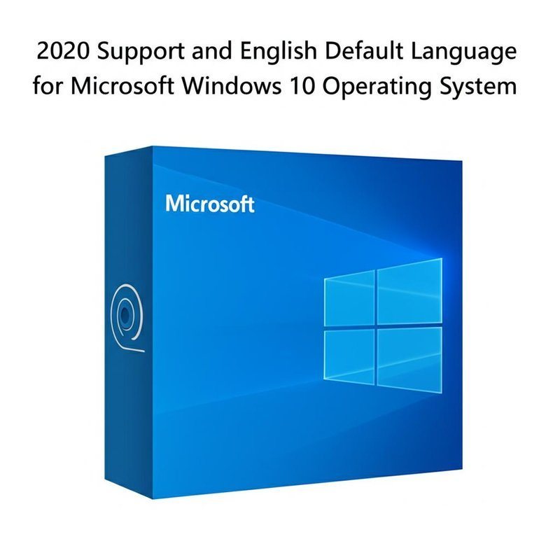 2020 Support and English Default Language for Microsoft Windows 10 Operating System